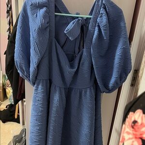 Free People Elegant Blue Women's Dress Size XL